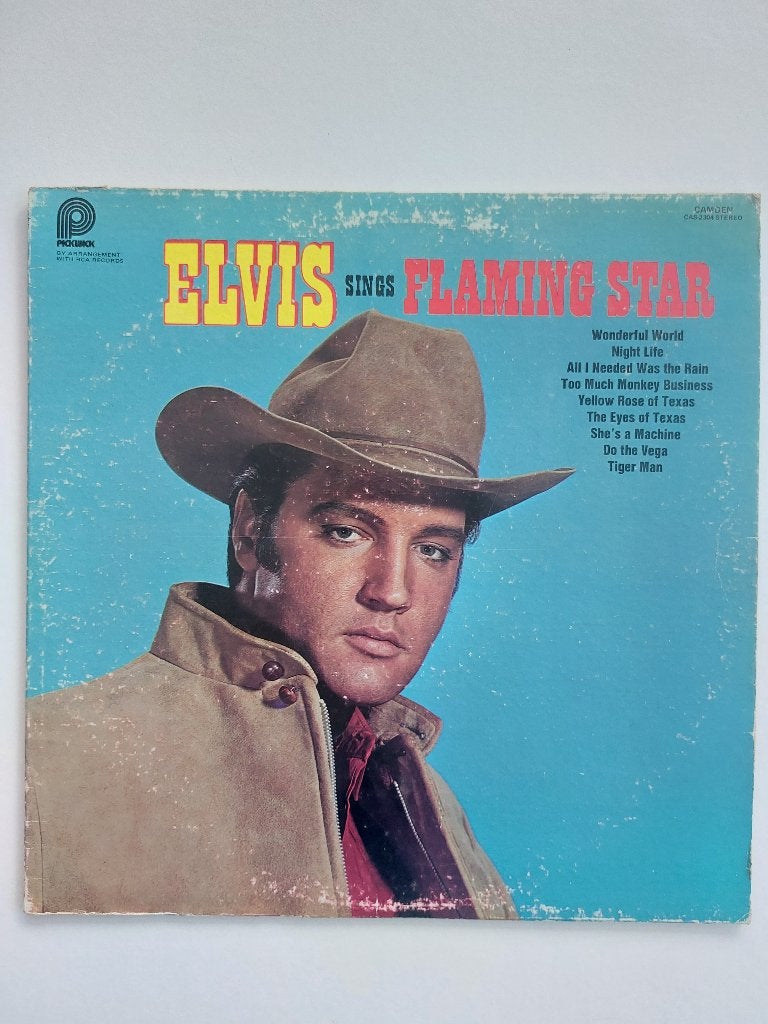 Elvis Presley - Sings Flaming Star (U.S.A. pers.), Enlèvement ou Envoi, Rock 'n' roll, Avec pochette intérieure, Utilisé