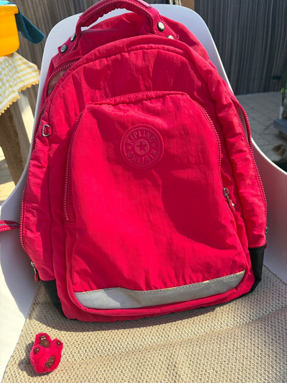Kipling Classroom rugzak, Enlèvement, Utilisé, Rose, Sac à dos