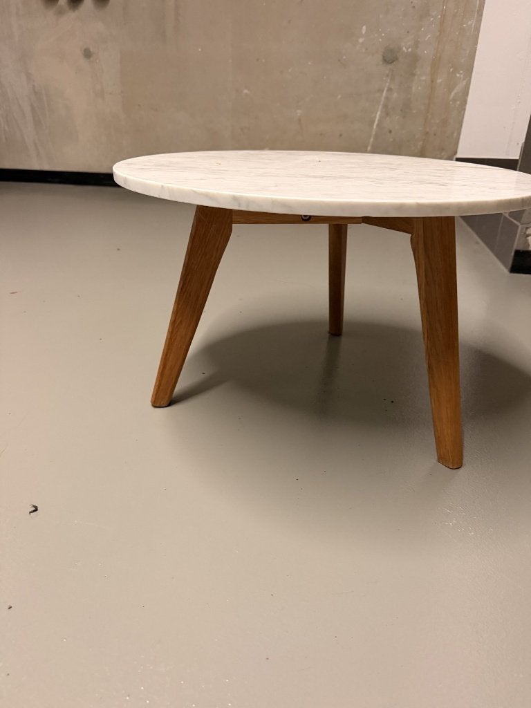 Marmer salon tafel, Ophalen, 50 tot 100 cm, Rond, 50 tot 100 cm