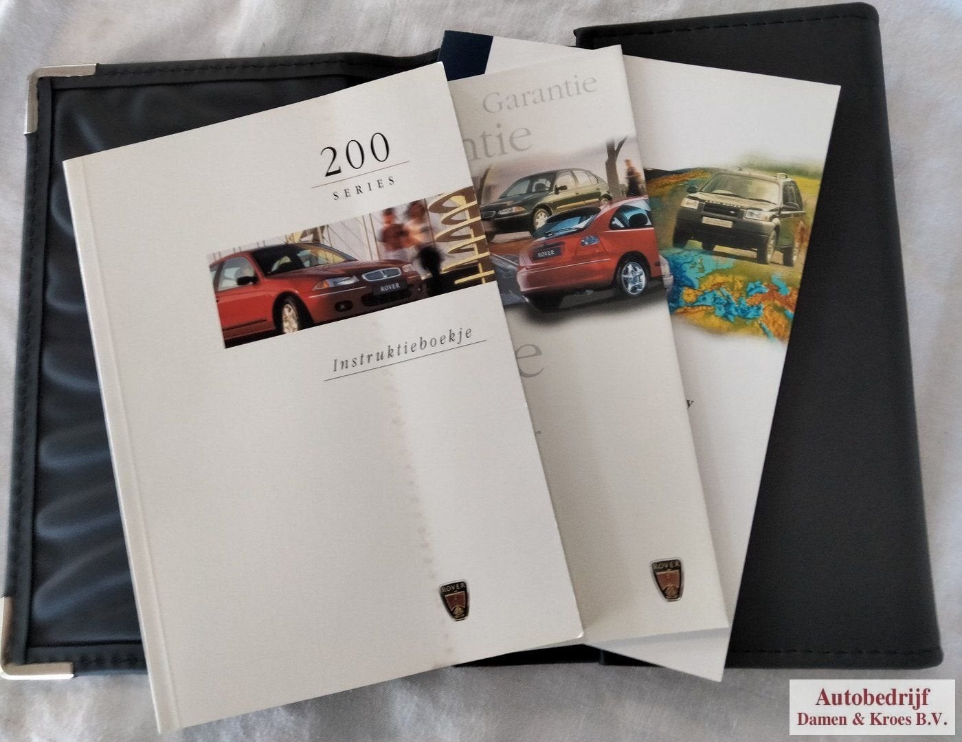 Instructieboekje Rover 200 in leren etui, Ophalen of Verzenden
