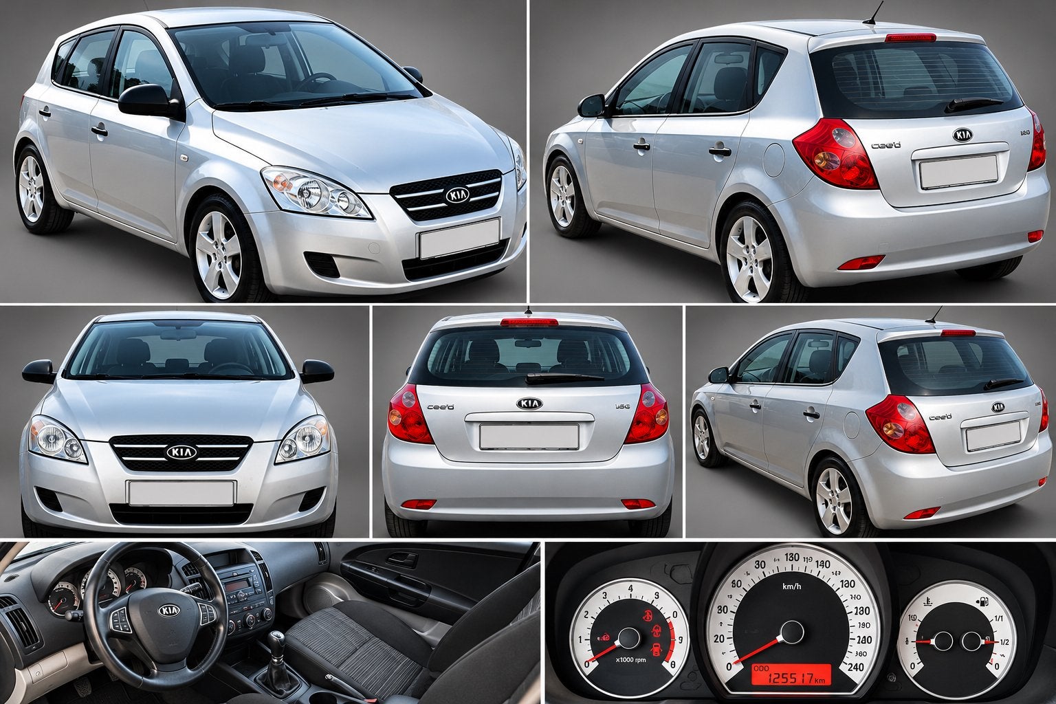 Kia Ceed, Auto's, Dealer onderhouden, Stof, Zwart, 1396 cc