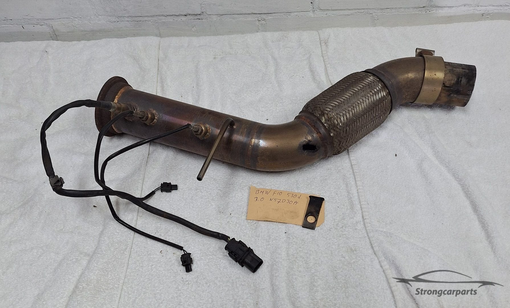 Downpipe BMW F10 F11 inclusief lambda en flexibel deel, Gebruikt, -, -, Ophalen of Verzenden