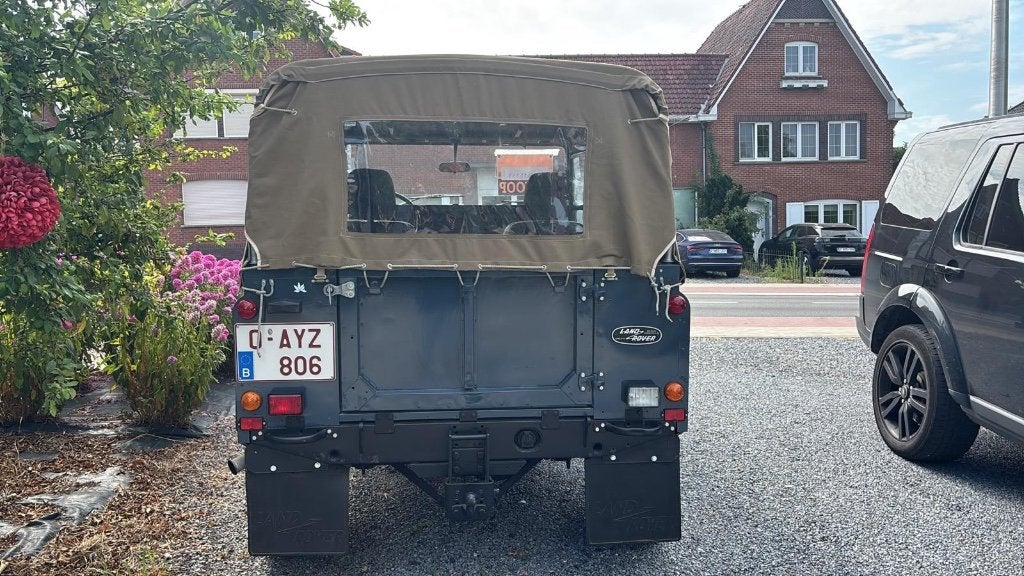 Land Rover Defender, Auto's, Oldtimers, Land Rover, Blauw, Particulier, 2 zetels