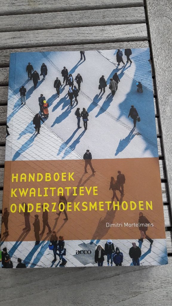 Handboek kwalitatieve onderzoeksmethoden, Ophalen of Verzenden, Zo goed als nieuw, Overige niveaus, Overige vakken