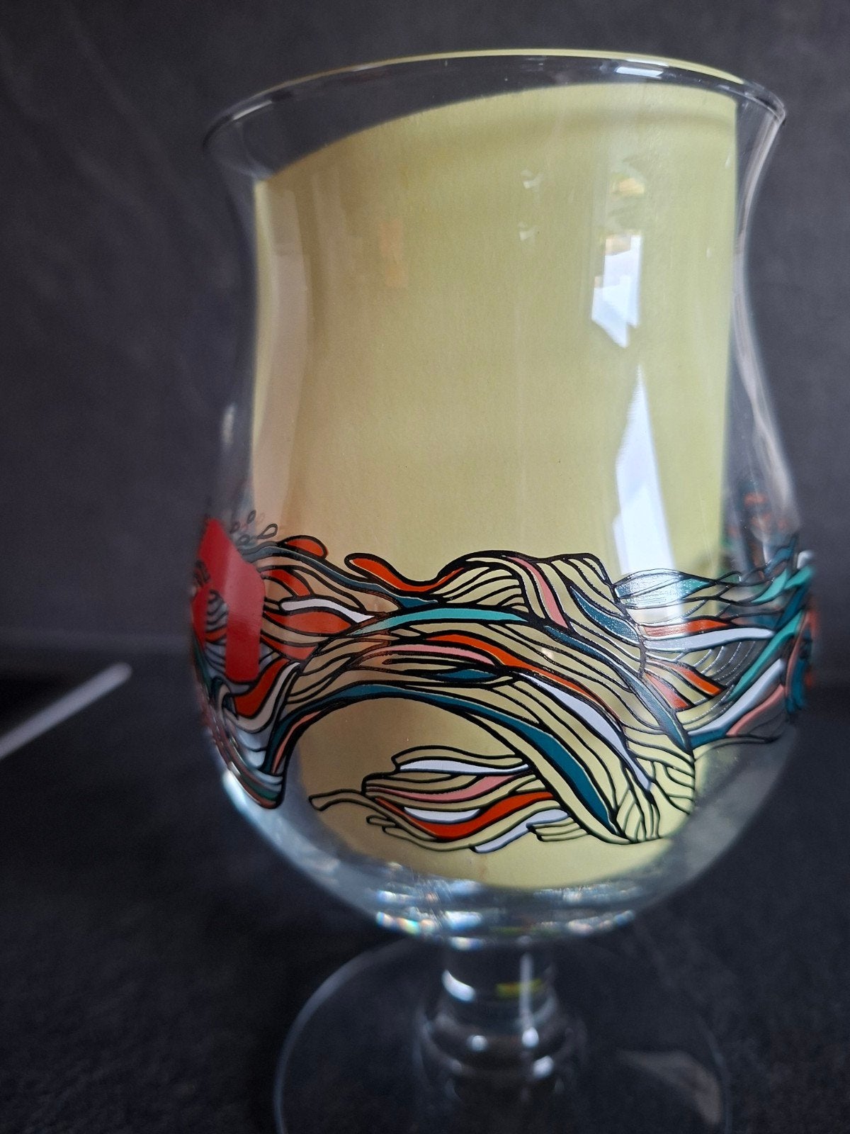 Duvel glas "Serafine"., Verzamelen, Ophalen of Verzenden