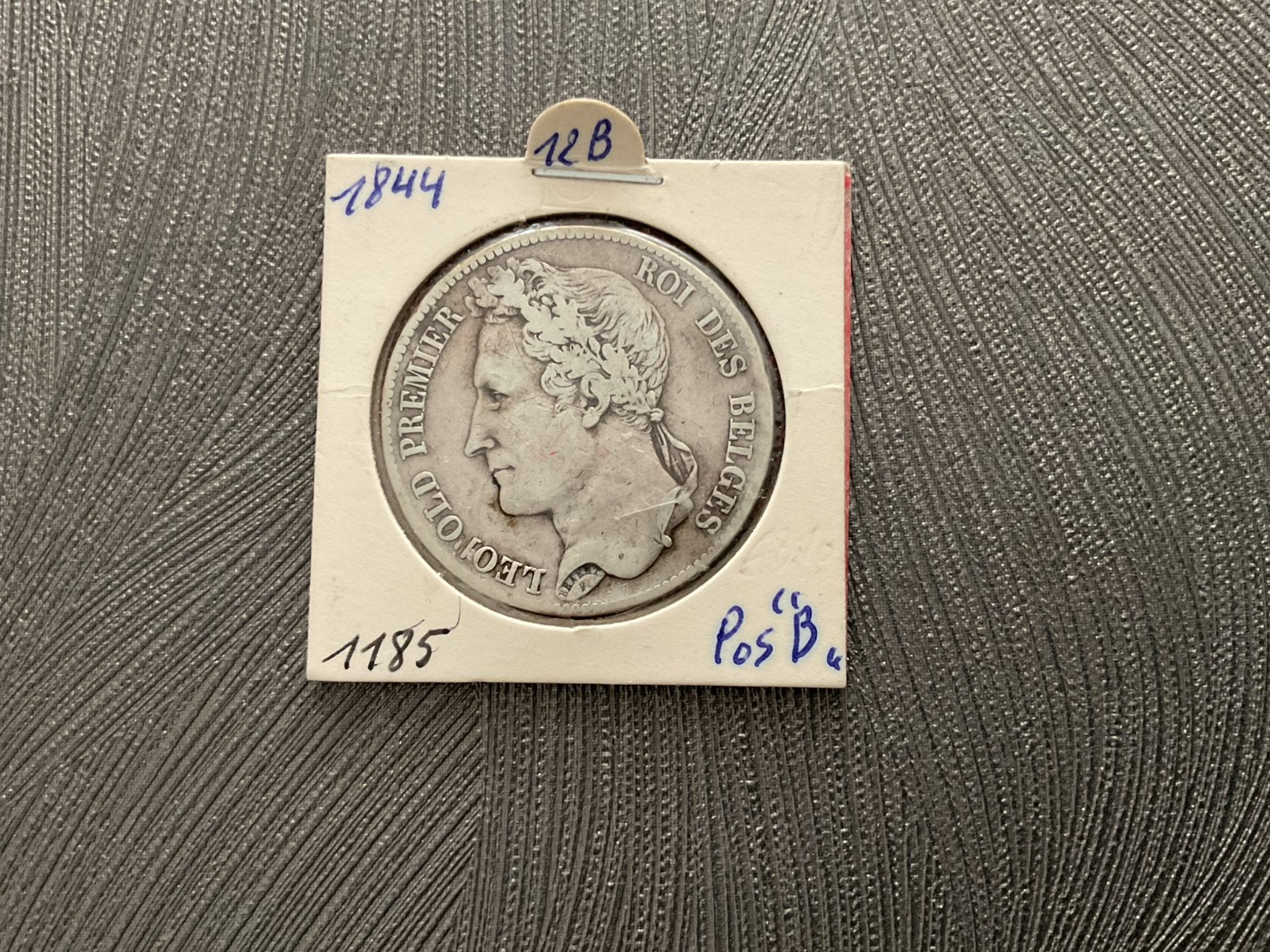 Zilveren 5 fr. leopold I, Ophalen of Verzenden, België