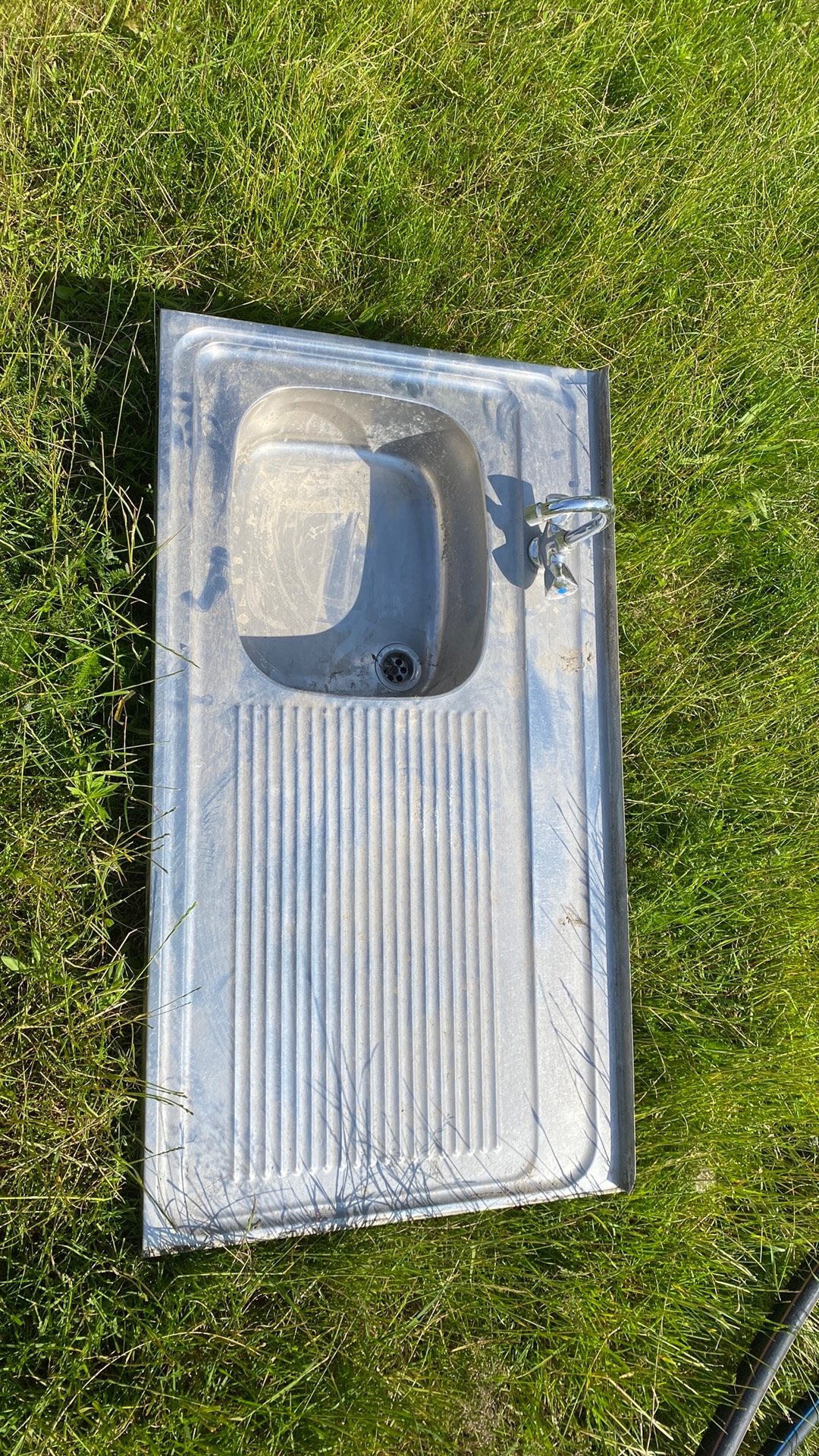 Wasbak inox, Ophalen, Zo goed als nieuw