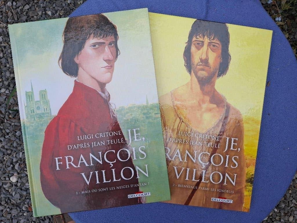 JE, FRANCOIS VILLON TOMES 1 ET 2 CRITONE TBE EO/REED, Boeken, Stripverhalen, Zo goed als nieuw, Complete serie of reeks, Ophalen of Verzenden