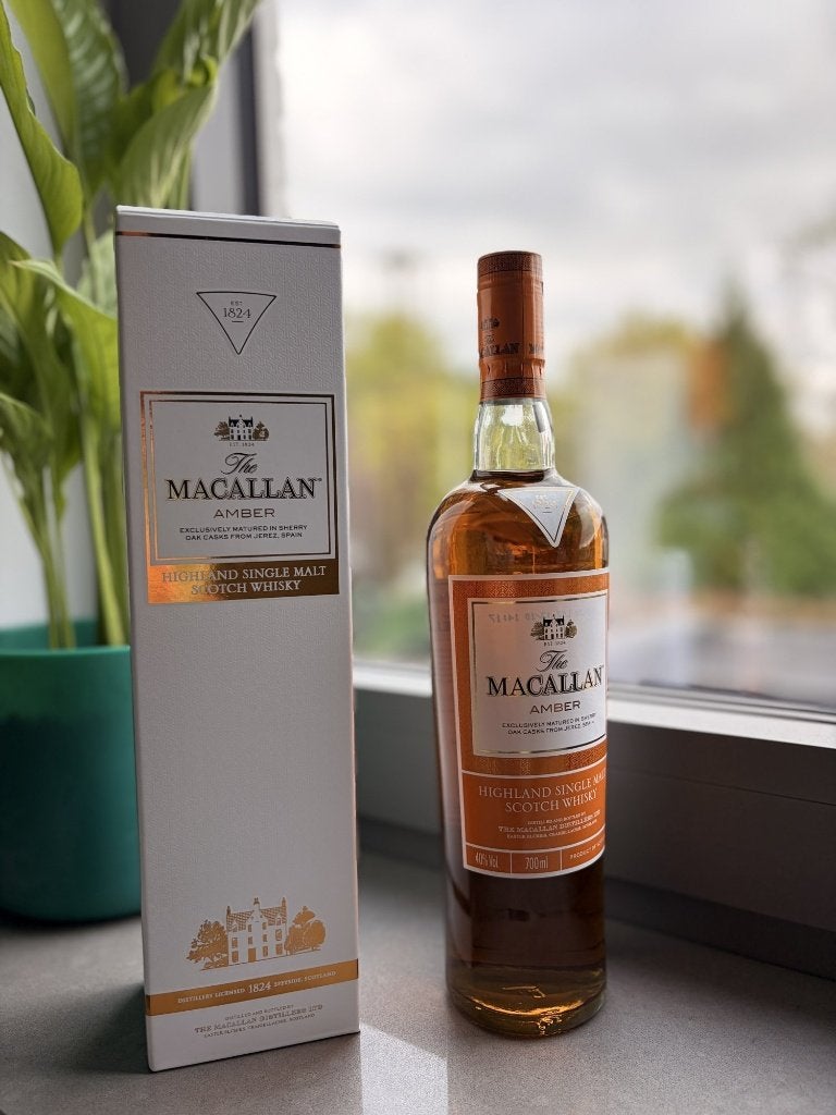 Macallan Amber - 1824 Series Single Malt 70cl 40%, Ophalen of Verzenden, Nieuw, Overige typen