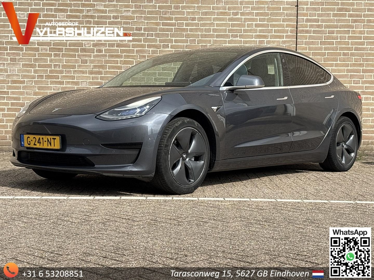 Tesla Model 3 Standard RWD Plus 60 kWh | € 12.750,- NETTO! |, Autos, Tesla, Entreprise, Model 3, ABS, Airbags, Alarme, Bluetooth
