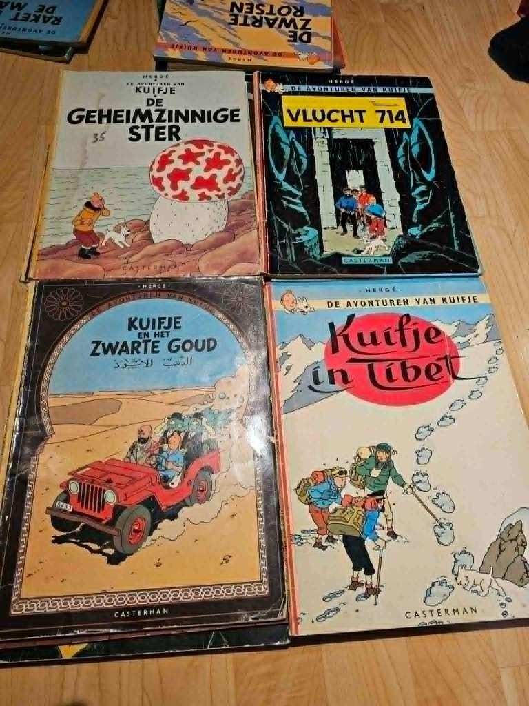lot van 27 verschillende Kuifje strips/boeken, Boeken, Stripverhalen, Gelezen, Complete serie of reeks, Ophalen