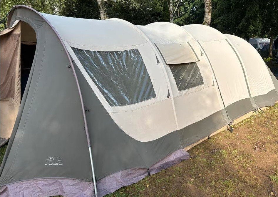 Bardani 6-PERSOONS TENT + KAMPEER ACCESSOIRES, Ophalen of Verzenden, Gebruikt