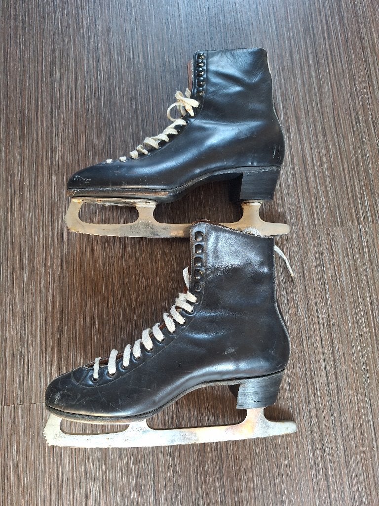Oude vintage schaatsen Record, Antiek en Kunst, Ophalen