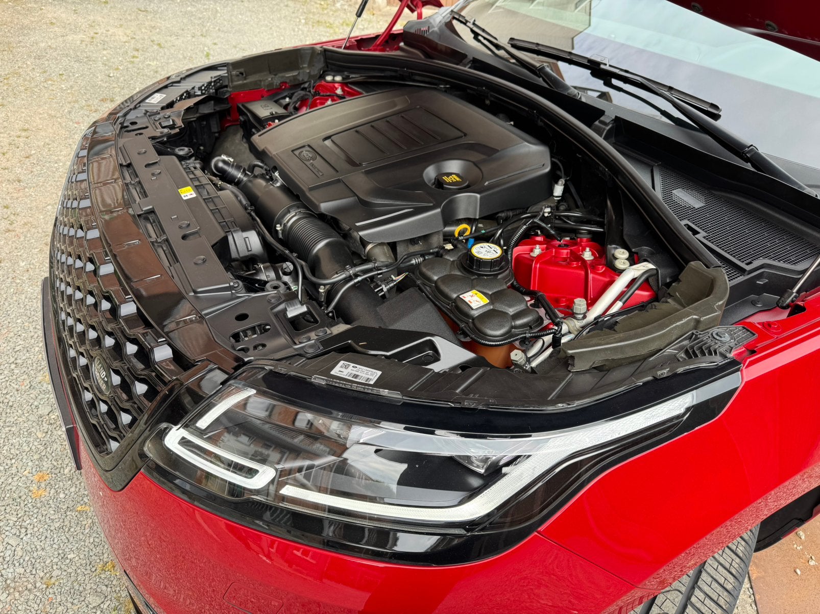 Car history and maintenance done by range rover zele garage, Auto's, Automaat, Dealer onderhouden, 4 cilinders, Range Rover Velar