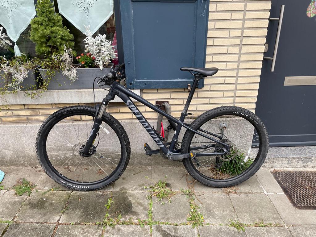 Specialized donkergrijze mountainbike - maat S, Gebruikt, Hardtail, Heren, Schijfrem