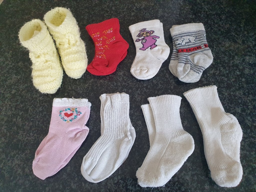 Babysokjes, Kinderen en Baby's, Babykleding | Schoentjes en Sokjes, Ophalen of Verzenden, Gebruikt, Meisje, Sokjes