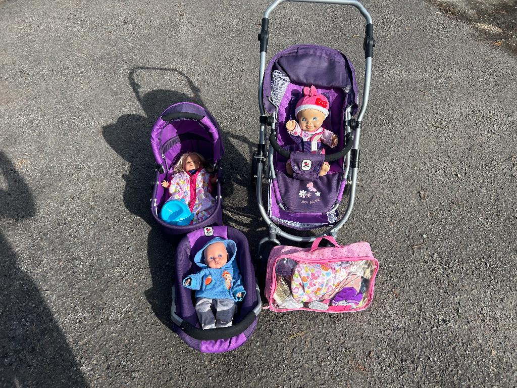 Poppenkoets en toebehoren, Kinderen en Baby's, Ophalen, Gebruikt