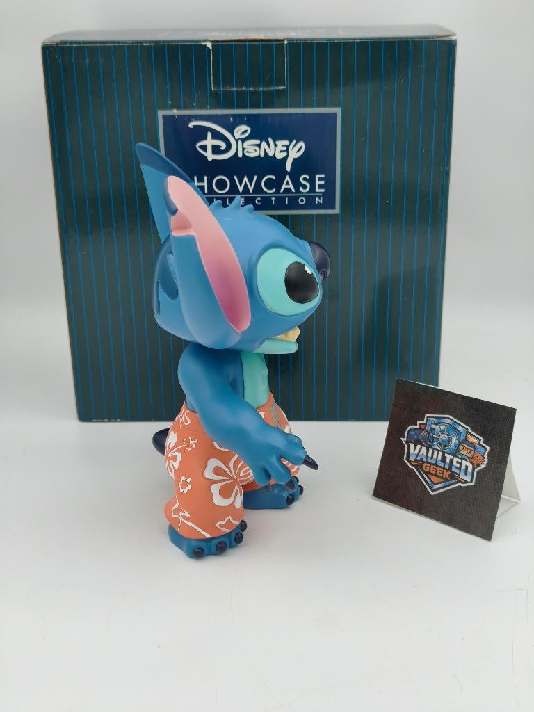 Disney Stitch Enesco Showcase Figuur Met Doos, Enlèvement ou Envoi, Autres personnages, Comme neuf, Statue ou Figurine