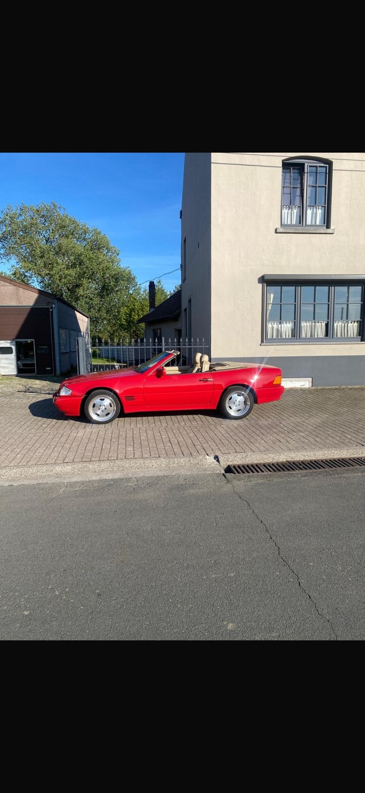 Mercedes-Benz SL 300, Auto's, Automaat, Elektrische buitenspiegels, Beige, Cabriolet