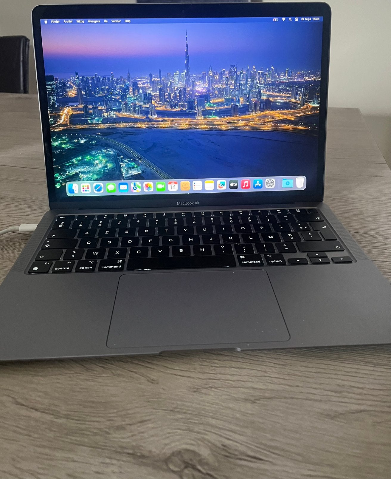 Macbook Air 13” 2020, 256GB, Computers en Software, Apple Macbooks, Ophalen, Zo goed als nieuw, MacBook