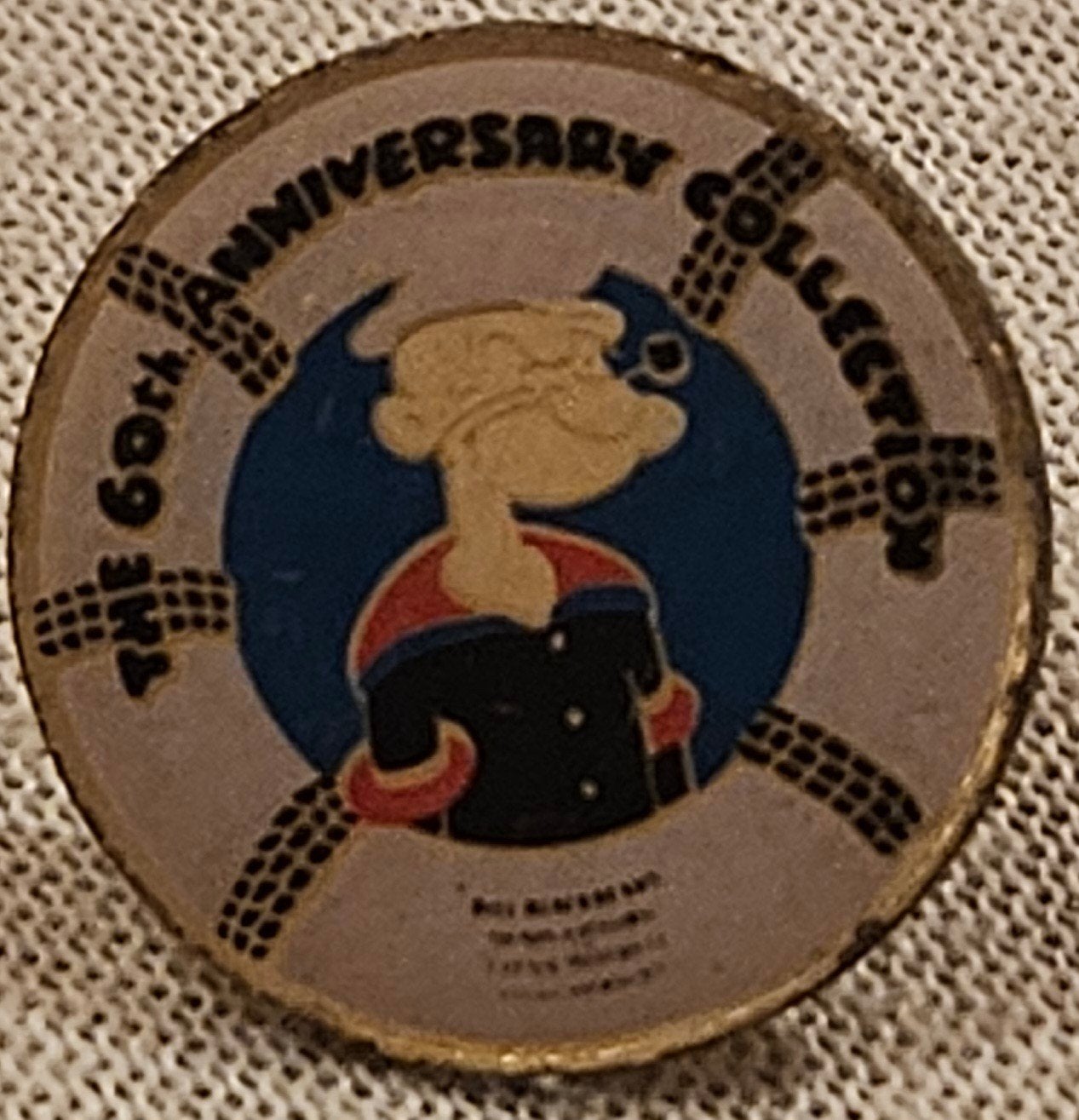 Popeye PIN 1989 spel 60th Anniversary, Verzamelen, Speldjes, Pins en Buttons, Nieuw, Ophalen of Verzenden
