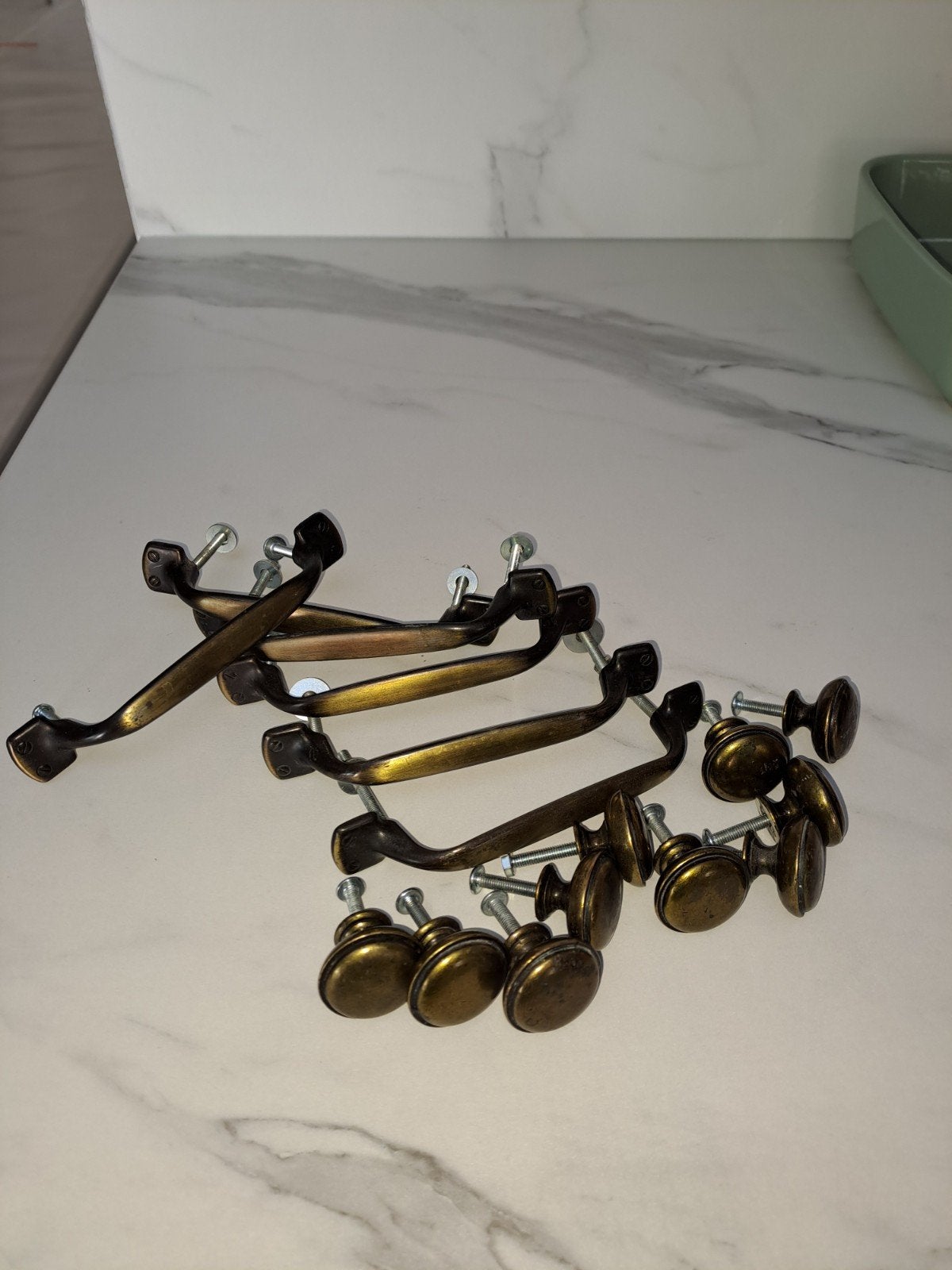 Oude metalen keukenhandgrepen, Ophalen, Zo goed als nieuw, Koper of Messing, Overige typen