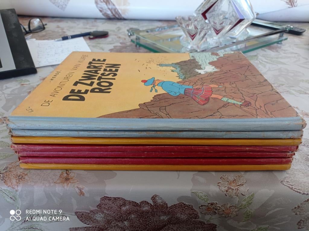 Tintin kuifje Lot 7 BD NL  EO 1947, Boeken, Ophalen of Verzenden
