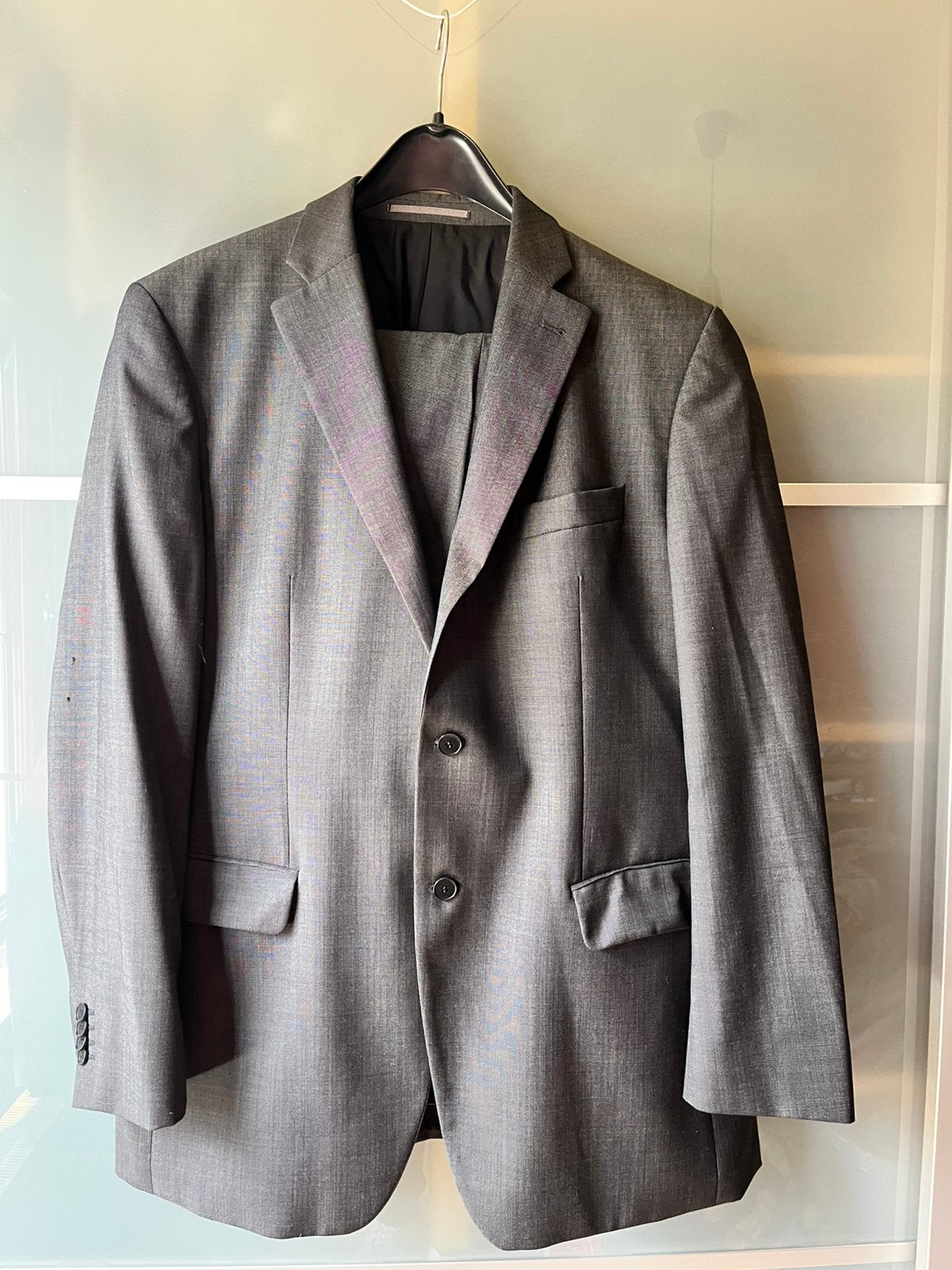 Heren kostuums, Kleding | Heren, Ophalen, Zo goed als nieuw, Maat 52/54 (L), Zwart