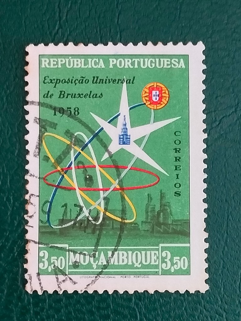 Mozambique 1958 - Expo 58 Exposition universelle Bruxelles, Envoi, Autres pays, Affranchi