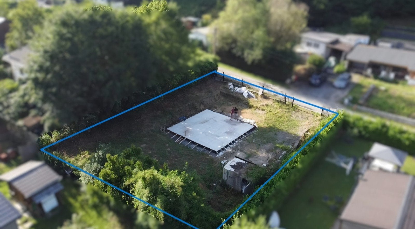 Terrain avec fondation et permis de bâtir à vendre, Immo, Dinant, Ventes sans courtier, 500 à 1000 m²