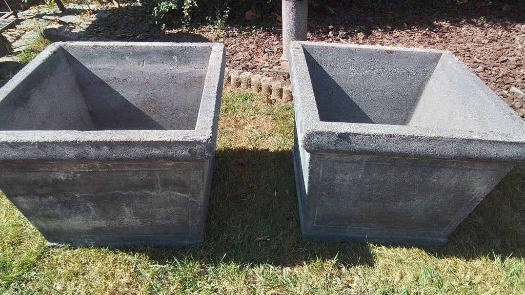 betonnen plantenbak, Tuin en Terras, Bloembakken en Plantenbakken, Ophalen, Gebruikt, Minder dan 60 cm, Overige vormen