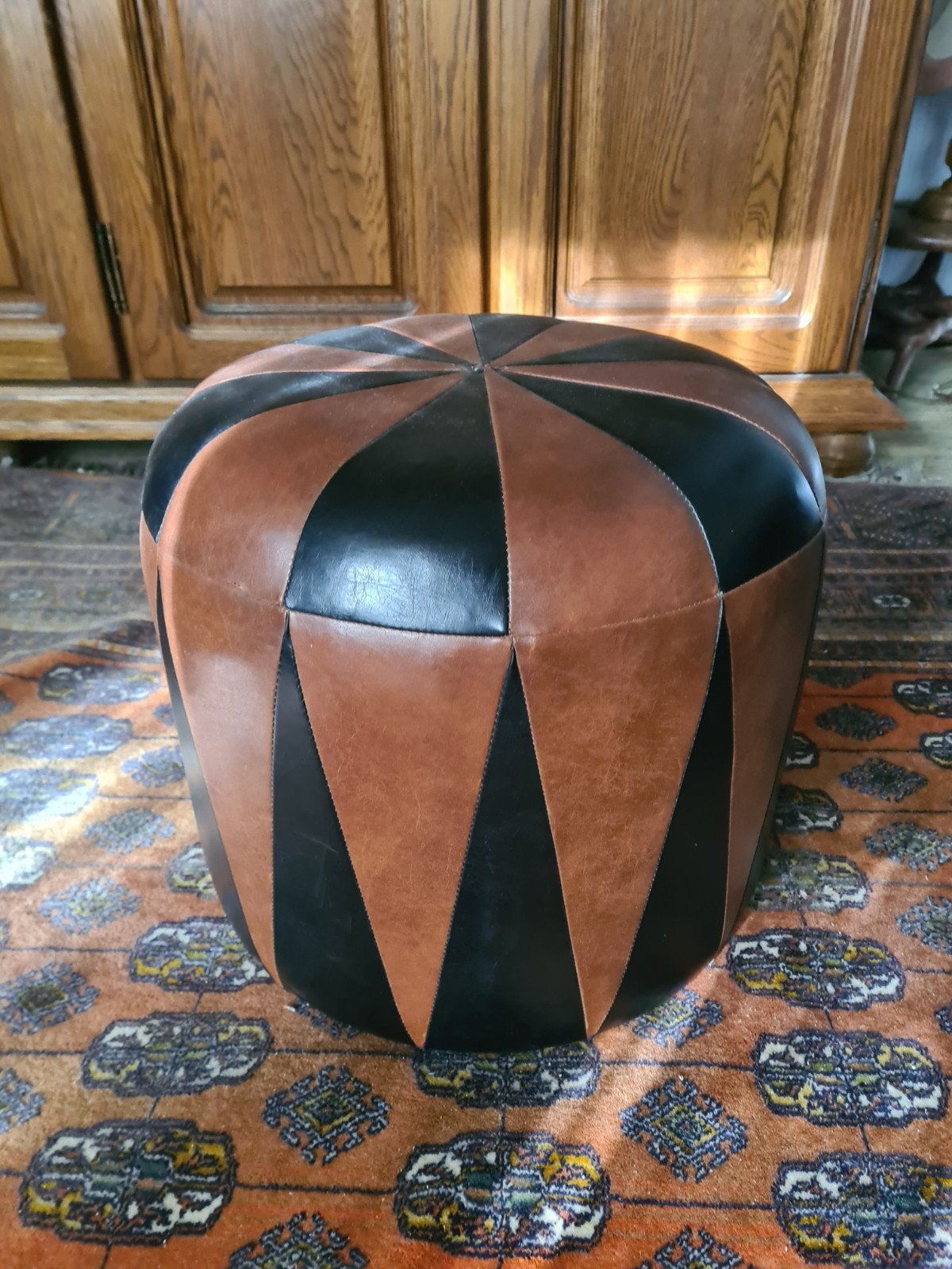 voetbankje en poef, Huis en Inrichting, Ophalen, Hout