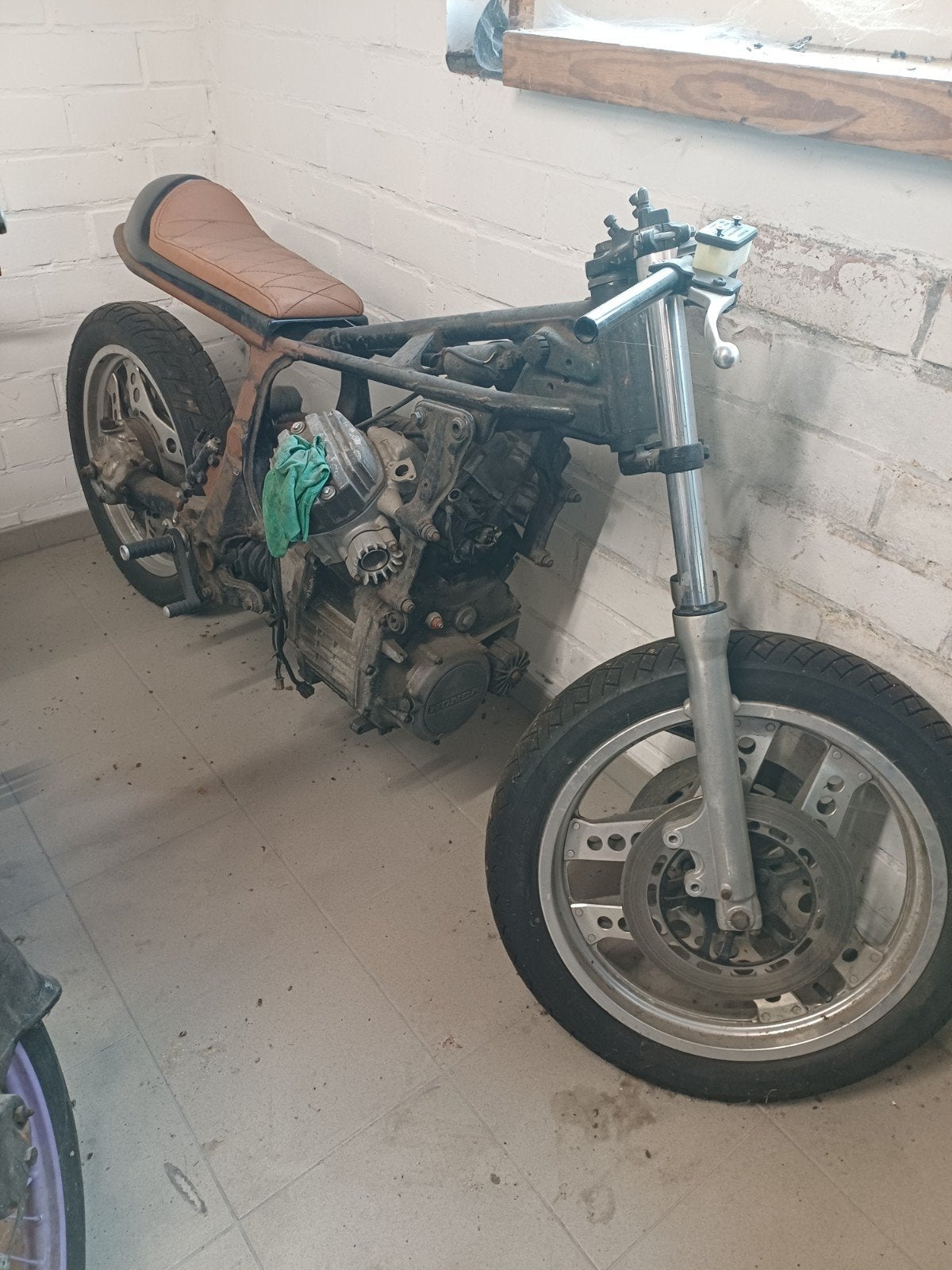 Honda CX500 project met papieren, Motos, Permis Moto A, Occasion, Plus de 35 kW, 2 cylindres