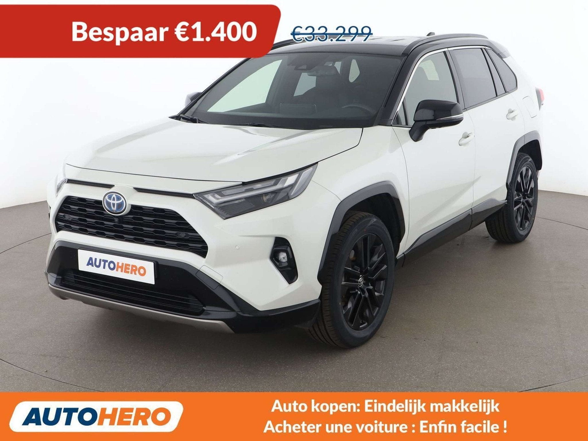 Toyota RAV4 2.5 Hybrid 4x2 Style Selection (automatique), Autos, Cuir, 218 ch, Achat, 2487 cm³