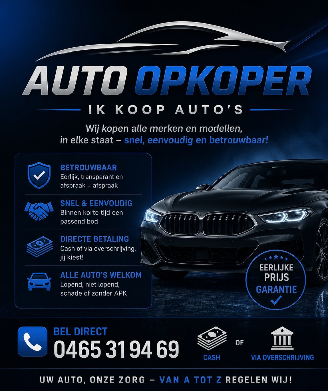Auto opkoper België, Contacts & Messages, Prédictions & Messages divers