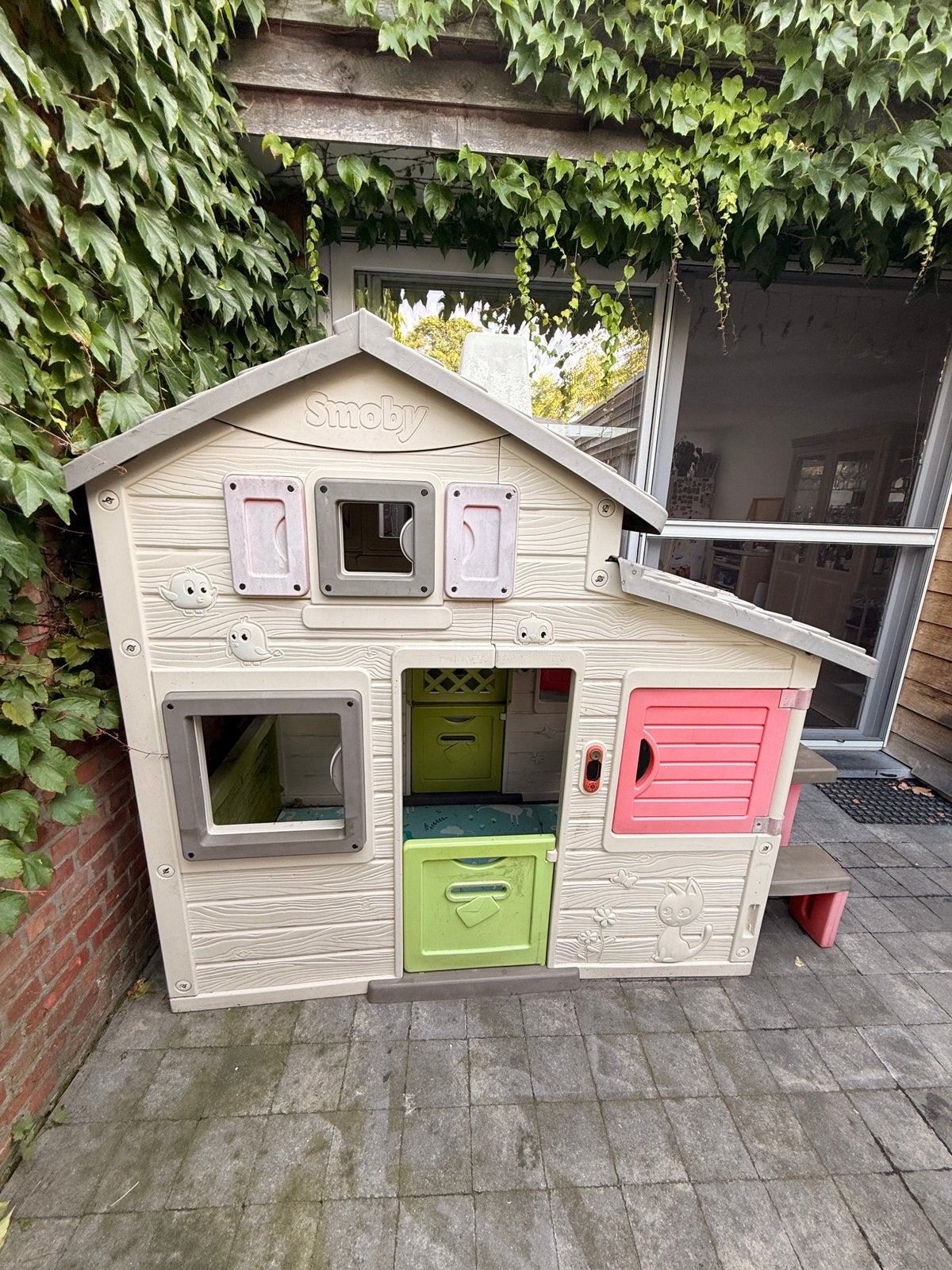 Maison de jeu pour enfants Smoby Garden, Enlèvement, Utilisé, Plastique