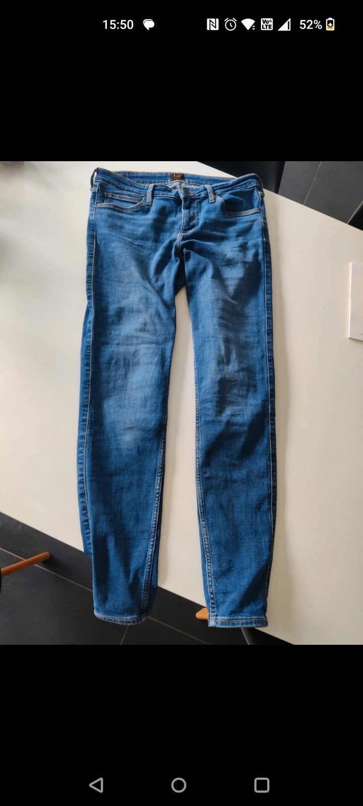 Lee Scarlett Skinny/Slim Jeans – Maat W31 L33 (Blauw), Ophalen of Verzenden, Blauw