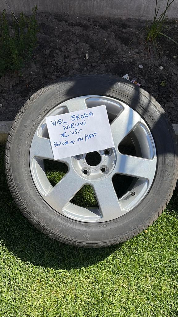 Wiel Skoda 1Z0601025B, Auto-onderdelen, Ophalen, 16 inch, Banden en Velgen, Nieuw