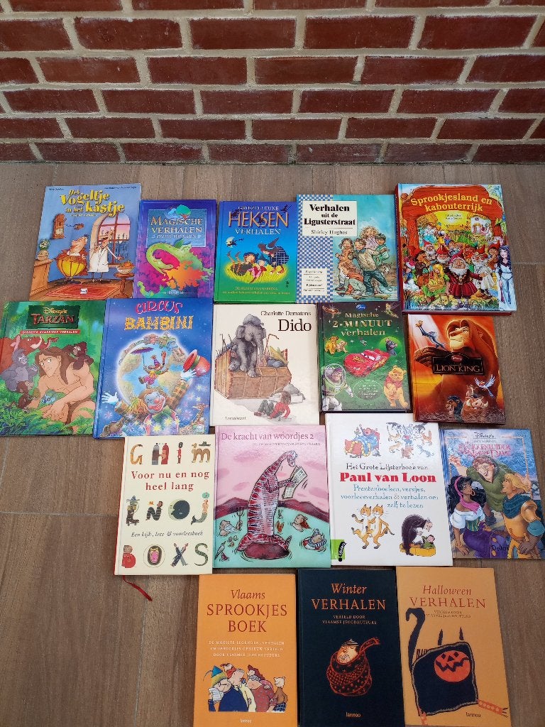 17 BOEKEN MET VOORLEESVERHALEN IN PRIMA STAAT, Ophalen of Verzenden, Zo goed als nieuw, Sprookjes, Voorleesboek