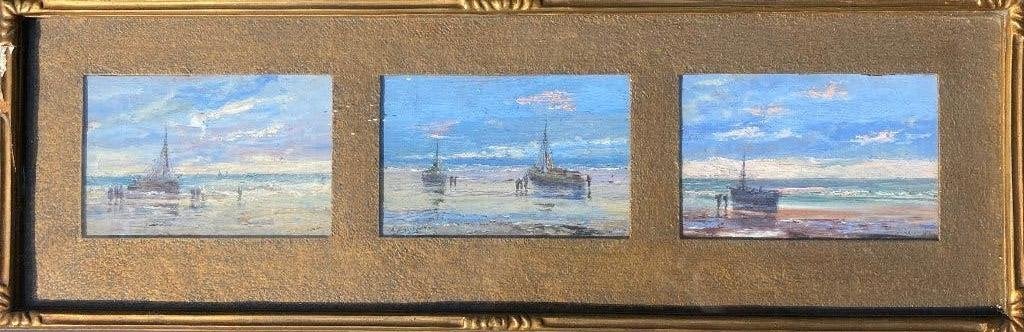 Olieverf schilderij Alfons Rubbens, Impressionistisch, Ophalen of Verzenden, Olieverf, Ingelijst