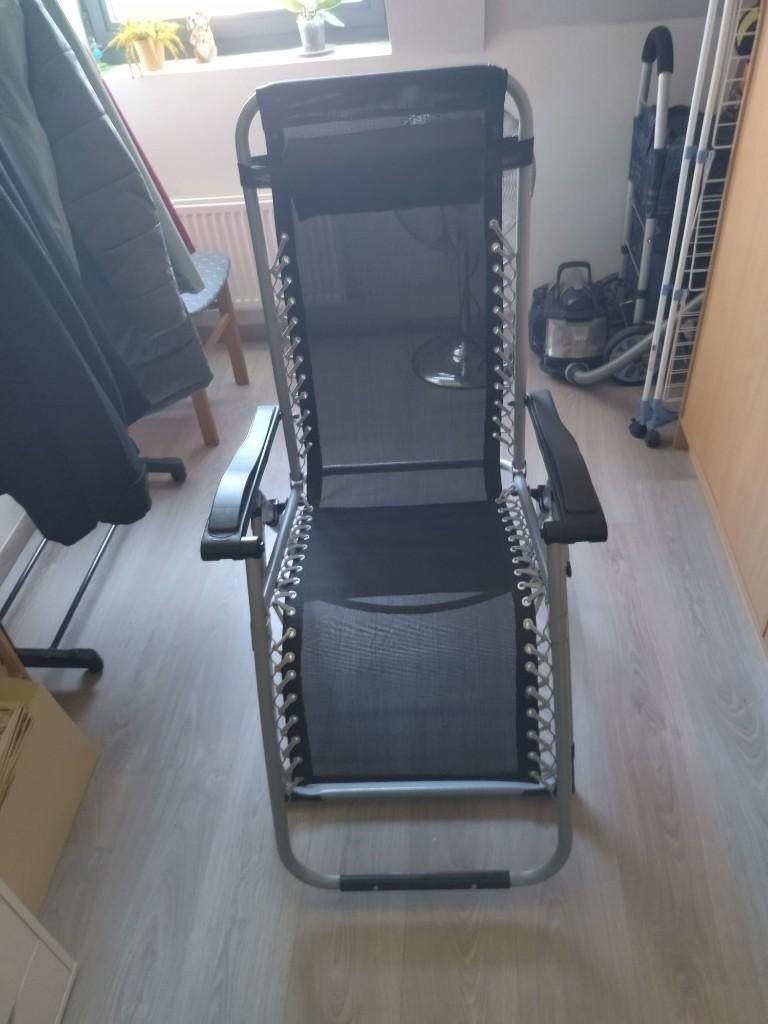 tuinstoelen, Enlèvement, Comme neuf, Métal, Ajustable