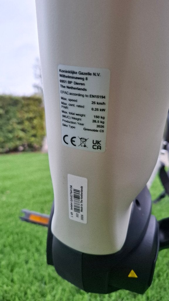 elektische fiets, gazelle grenoble C5, Fietsen en Brommers, Ophalen, 47 tot 50 cm, Versnellingen, Zo goed als nieuw