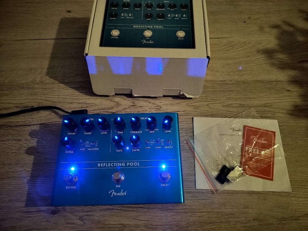 Fender Reflecting pool reverb / delay, Ophalen of Verzenden, Gebruikt, Delay of Echo