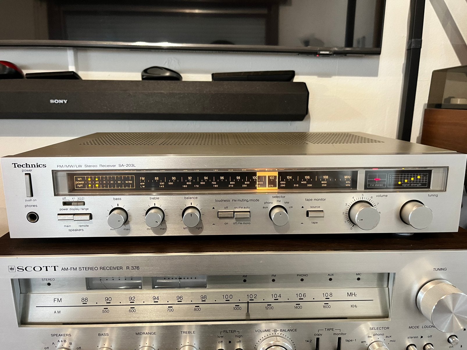 Technics SA-203L, TV, Hi-fi & Vidéo, Enlèvement, Comme neuf, Stéréo