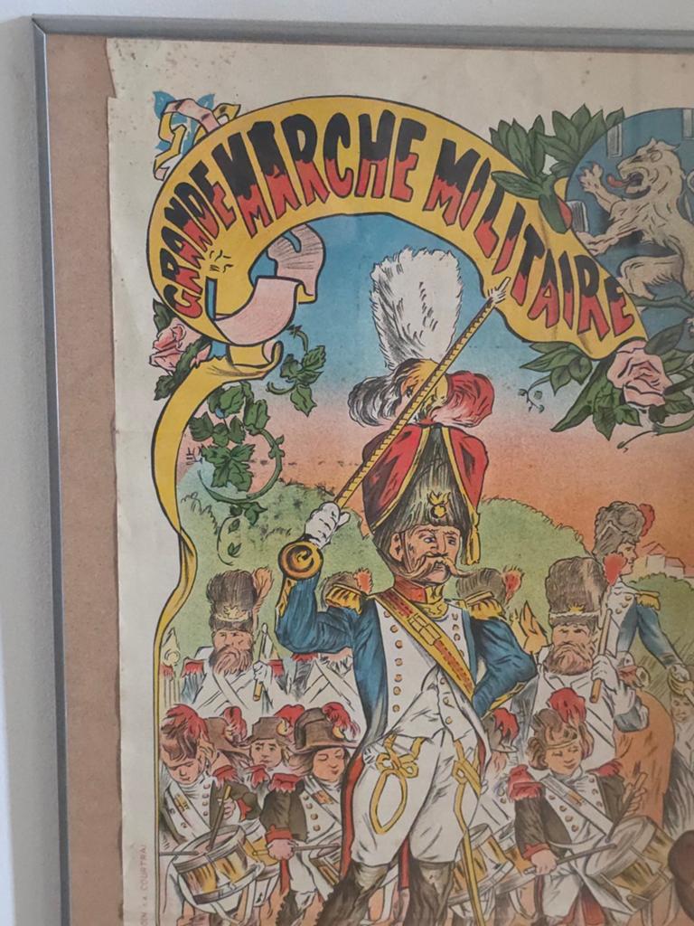 Affiche / poster de la Grande marche militaire de Thuin