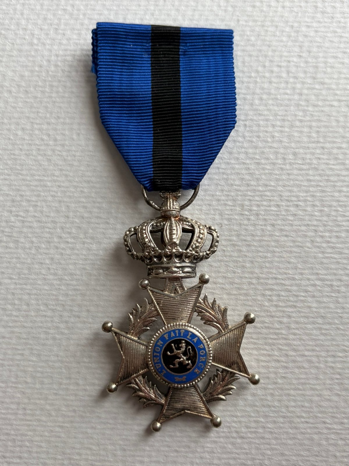 Médaille Knight Leopold 2, Enlèvement ou Envoi, Armée de terre, Ruban, Médaille ou Ailes
