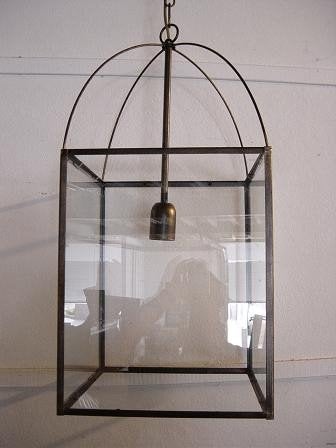 NIEUWE ITALIAANSE LANTAARN HANGLAMP * AANBIEDING *, Enlèvement ou Envoi, Neuf, Verre, E27 (grand)
