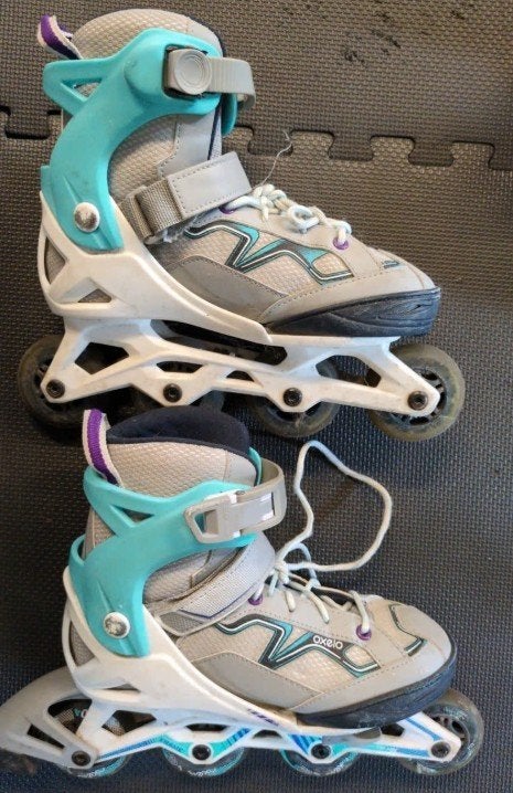 decathlon skeelers oxelo junior fit 3, maat 35-38, Sport en Fitness, Overige merken, Kinderen, Ophalen of Verzenden, Inline skates 4 wielen