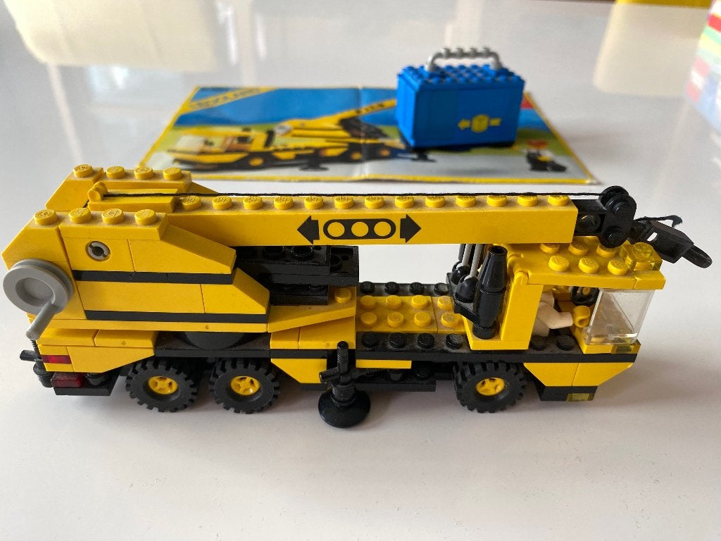 LEGO 6361 Mobile Crane (1986), City, Lego, Ensemble complet, Utilisé