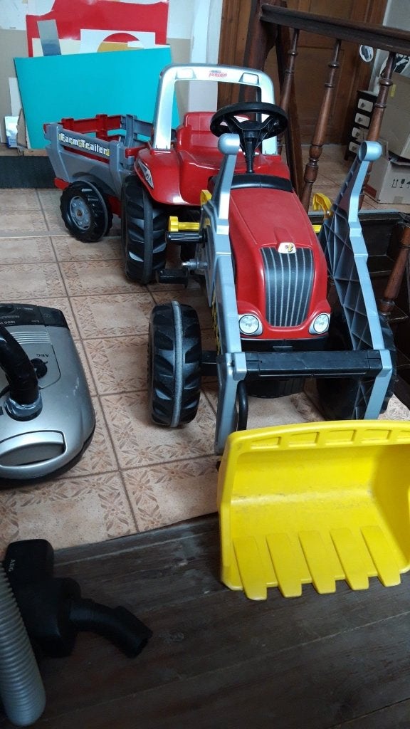 Rolly Toys traptractor, Kinderen en Baby's, Speelgoed | Buiten | Voertuigen en Loopfietsen, Ophalen, Zo goed als nieuw, Trapvoertuig